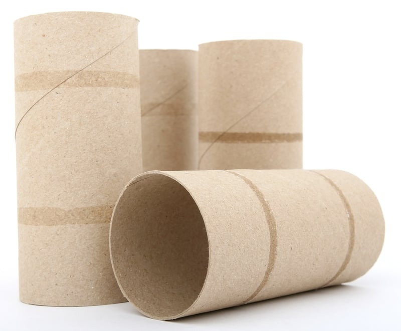 Cardboard Tube Wall Art